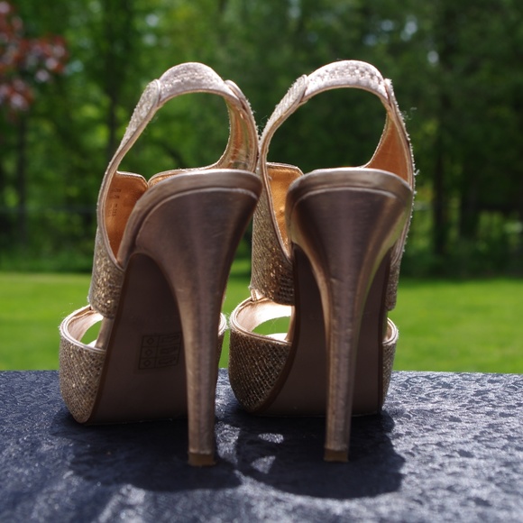 Fancy Gold Heels- Call It Spring - Picture 4 of 5